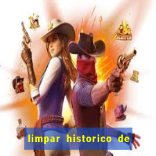 limpar historico de apostas bet365